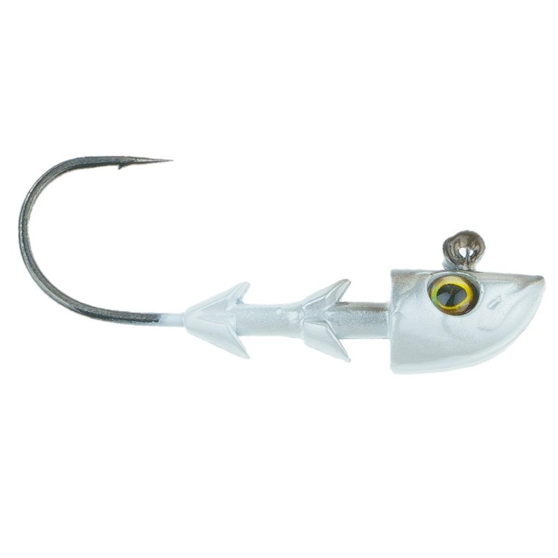 American Baitworks FT Swimbait 2/0 Jig Heads Black Shad 1/8oz