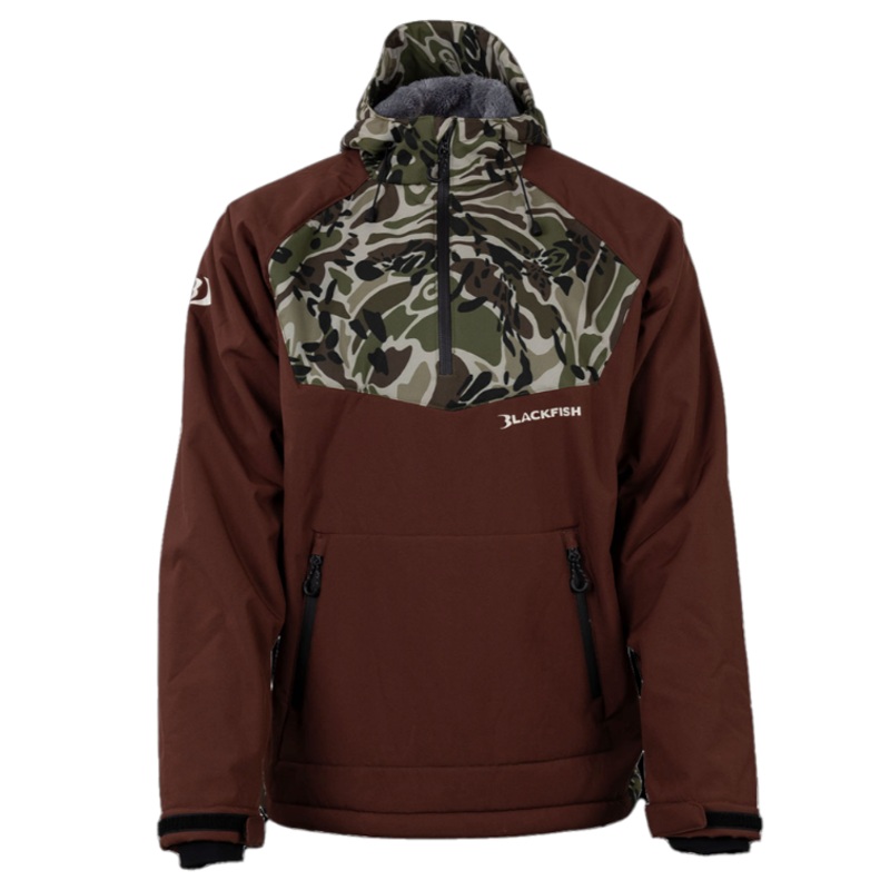 Blackfish Gale Softshell Pullover – Brown/Prym1 OS Woods – M