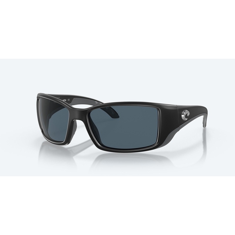 Costa Blackfin Polarized Sunglasses matte-black-frame-with-gray-mirror-lens-580-p
