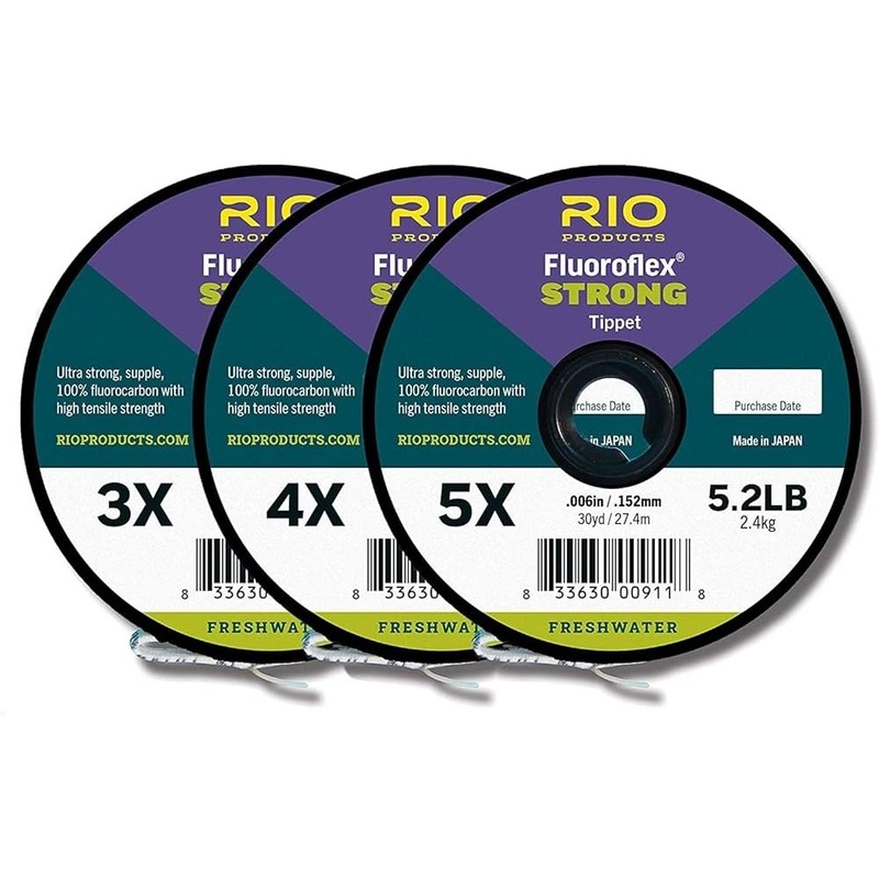 RIO FLUOROFLEX STRONG TIPPET 3-PACK 3x-5x