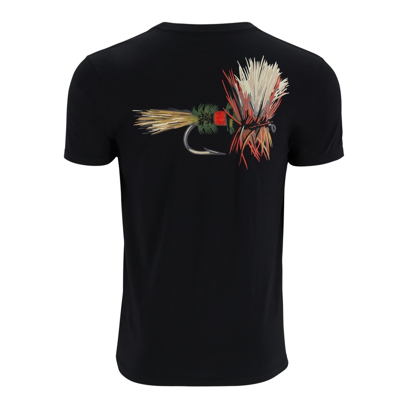 Simms Royal Wulff Fly T-Shirt Oatmeal Heather S