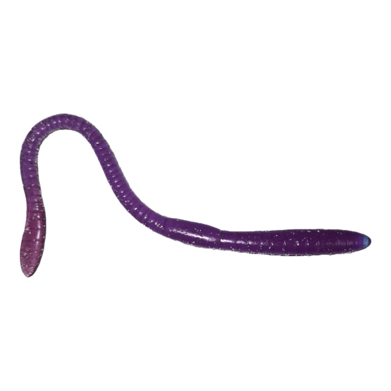 UPTONS CUSTOMS STRAIGHT TAIL WORM Green Pumpkin 8″
