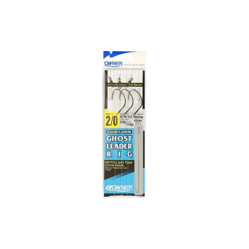 OWNER GHOST LEADER MUTU LIGHT CIRCLE RIG 5214 1/0 (20lb)