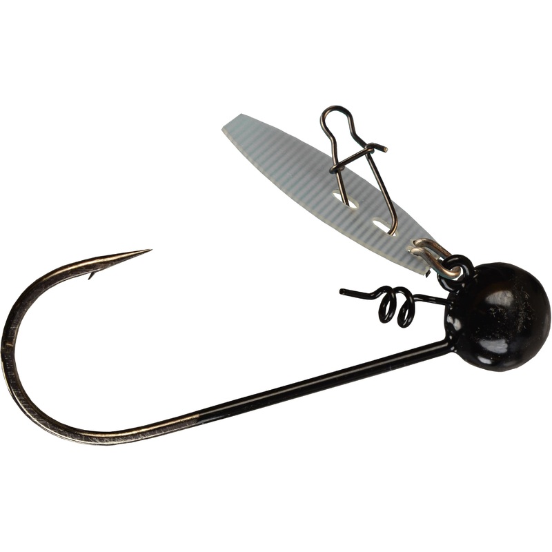 Picasso Shakey Vibe Bladed Shakey Head 3 Pk Black 3/16 oz