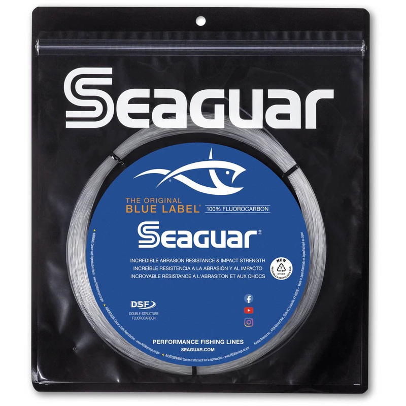 Seaguar Blue Label Fluorocarbon Big Game Leader Coil 30 Yards 90 pound