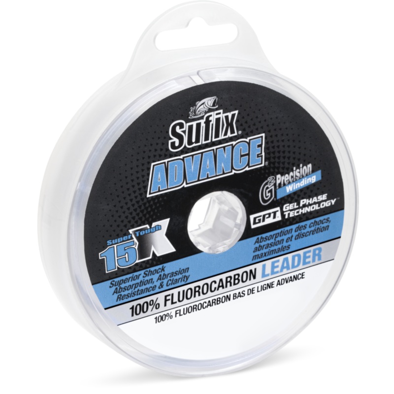 Sufix Advance Fluorocarbon Leader Clear 8 lb / 25 Yards