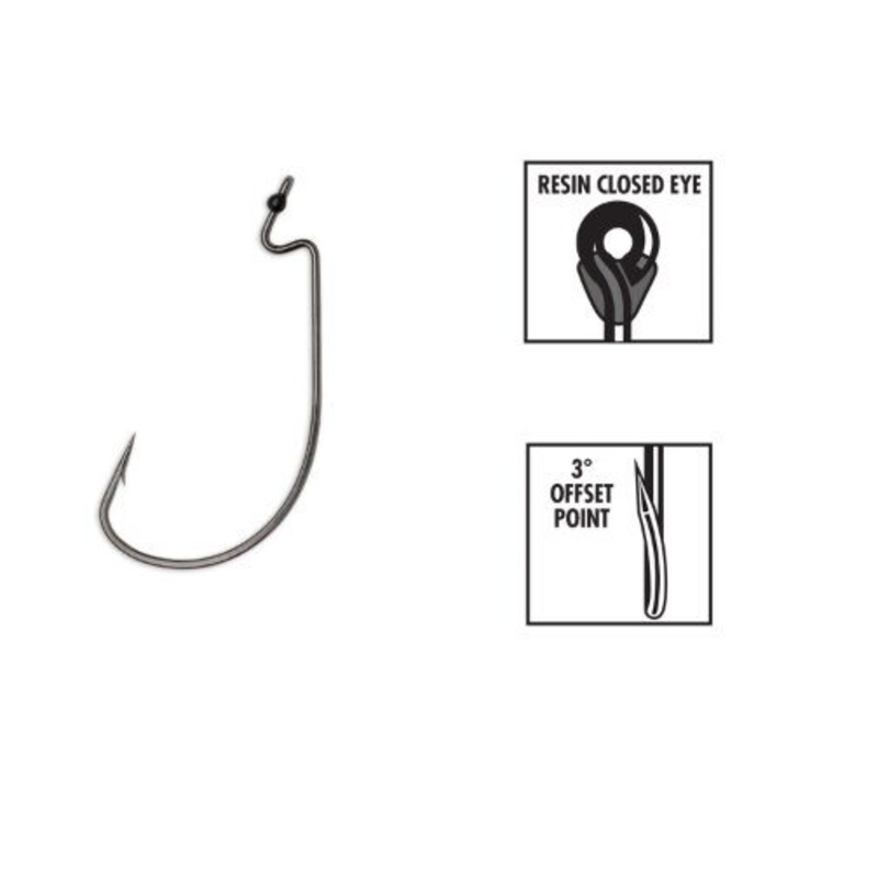 VMC WG Wide Gap Hook Black Nickel 4/0