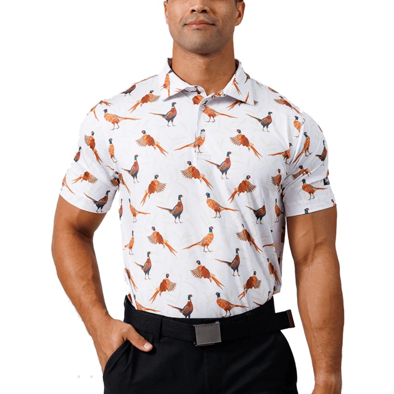 WAGGLE THE FLUSH CLASSIC POLO WHITE MD