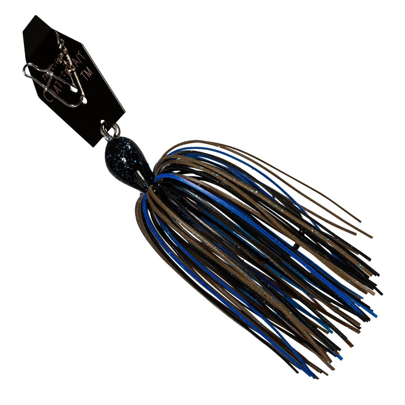Z-Man Big Blade ChatterBait Black/Blue Candy 1/2 oz
