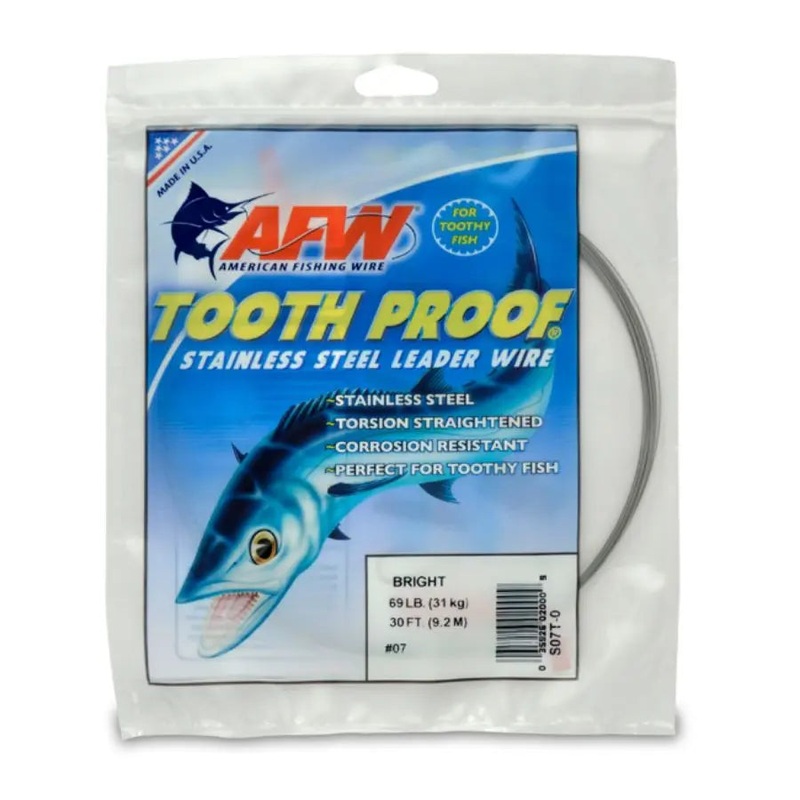 AFW TOOTH PROOF WIRE BRIGHT 30′ #02 27LB