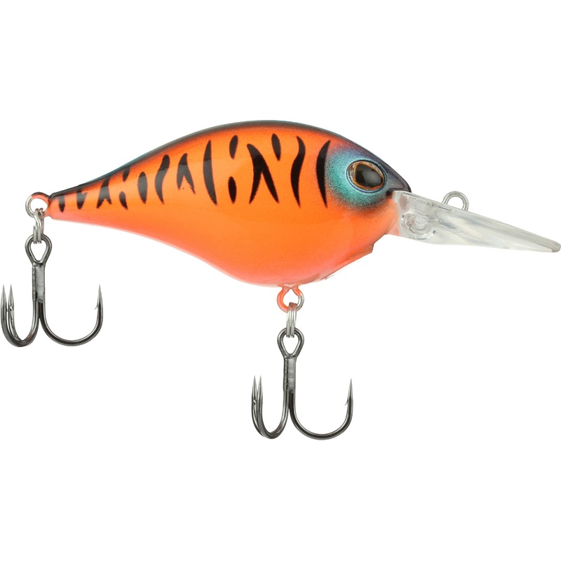 Berkley Dime Size 6 Crankbait Black Chartreuse
