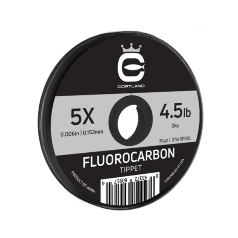 Cortland Fluorocarbon Tippet 30yd 0X