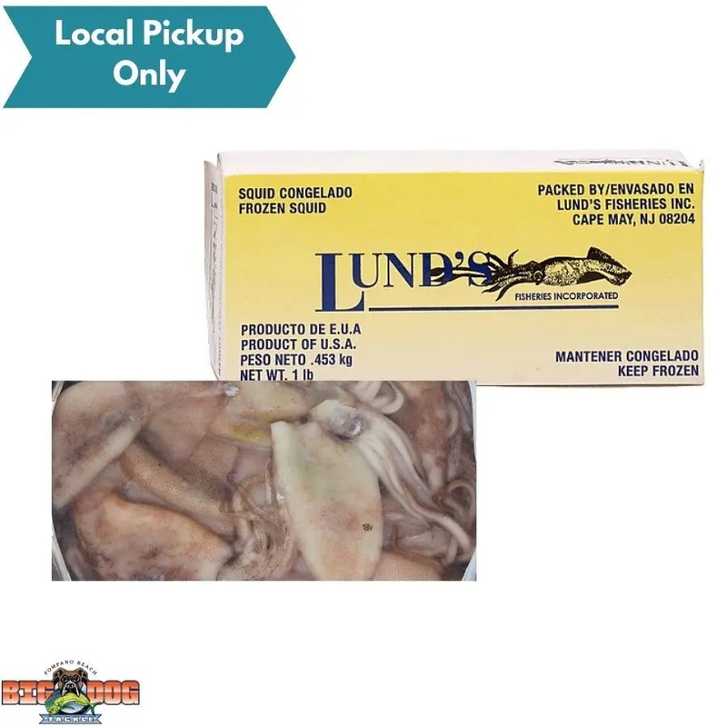 LUNDS FROZEN SQUID 1LB