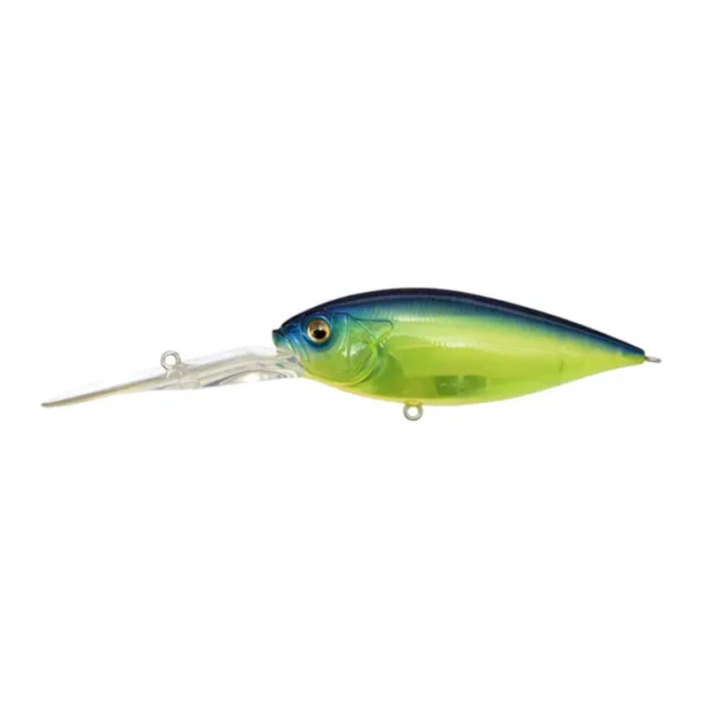 SALE – Megabass Deep-Six Crankbait Biwako Seethrough Chartreuse*