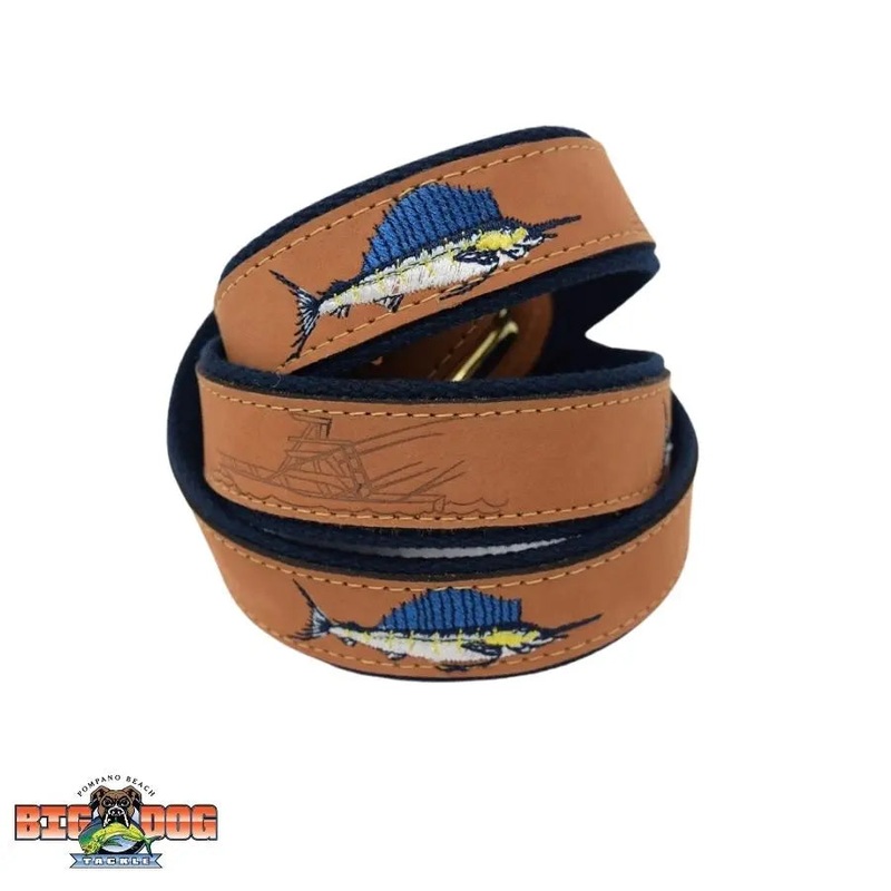 ZEP-PRO BELT LEATHER SAILFISH NAVY 32