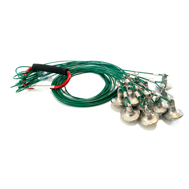 48″ 4oz Mushroom Weight Texas Rigs 1 Dozen Black