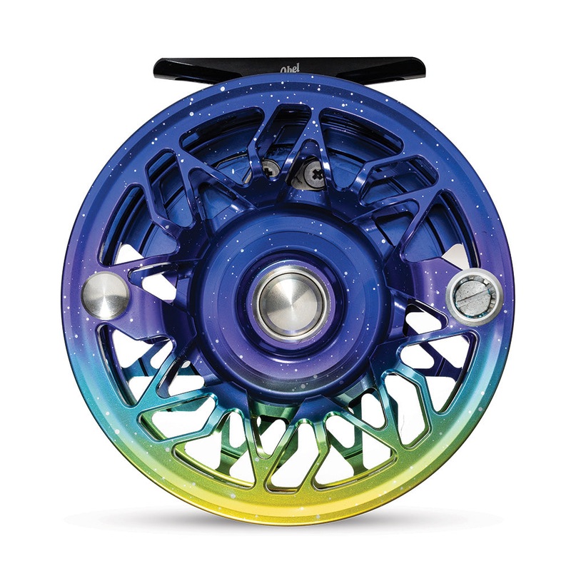 Abel Rove Fly Reel | Combination Graphic Plate 5/7 Gloss  Black Freshwater & Saltwater Combination
