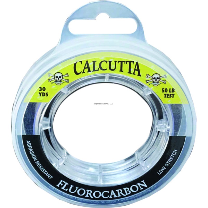 Calcutta Fluorocarbon Leader Material 30yd Spool 50lb – 30yd