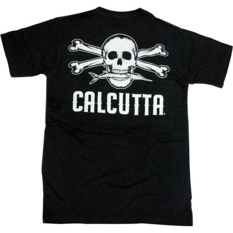Calcutta Original Logo Short Sleeve T-Shirt, Large, Black