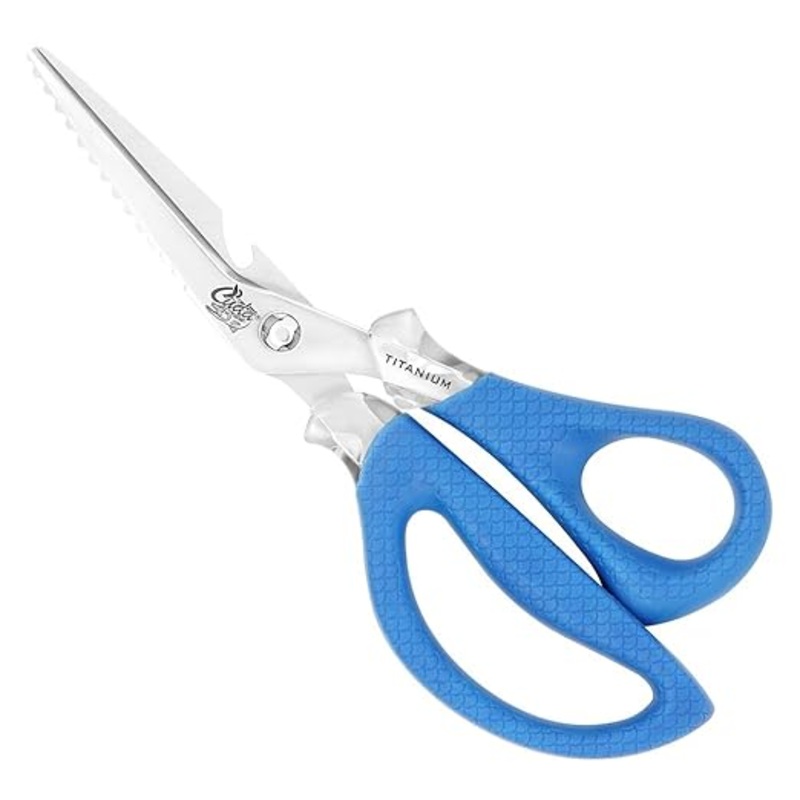 Cuda Titanium Bonded Detachable Marine Shears,  8″