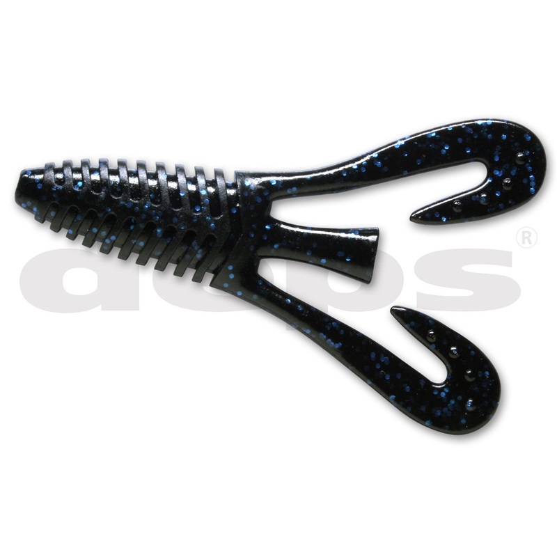 DEPS Barbute Chunk Trailer 3.5″ #07 Black/Blue Flake