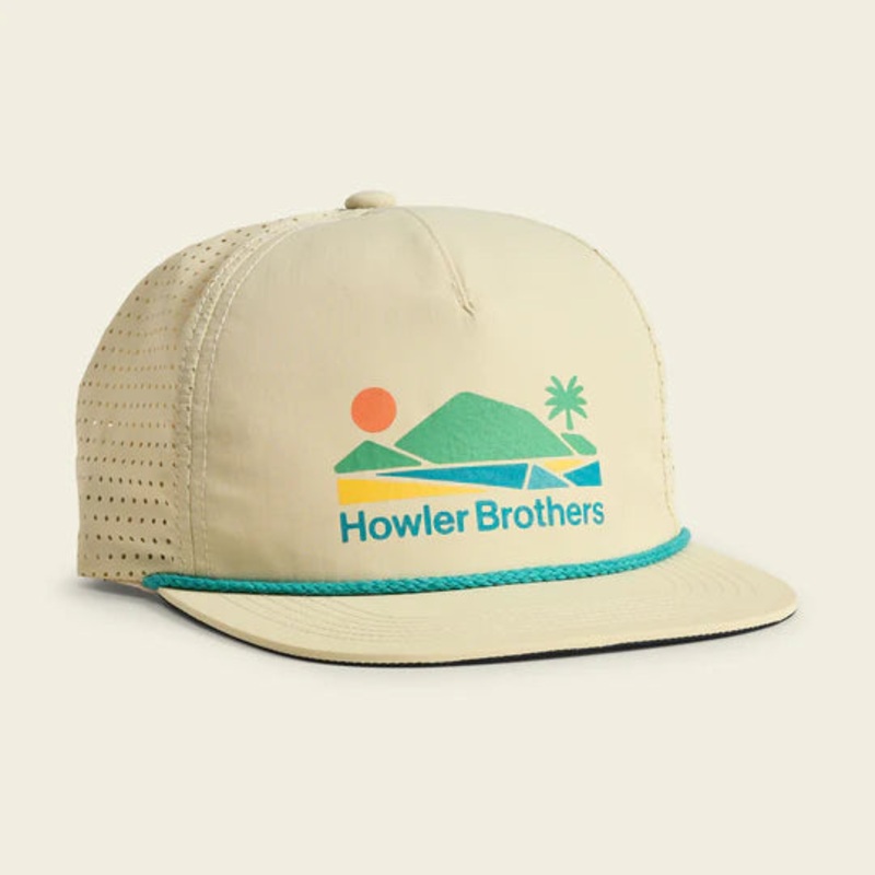 Howler Bros – Aperture Tech Strapback Hat Baha de Howler : Stone