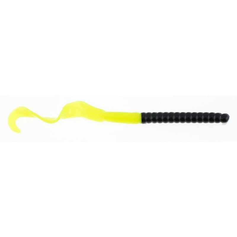 Berkley Powerbait Power Worms Black Chratreuse 4″ 15pk