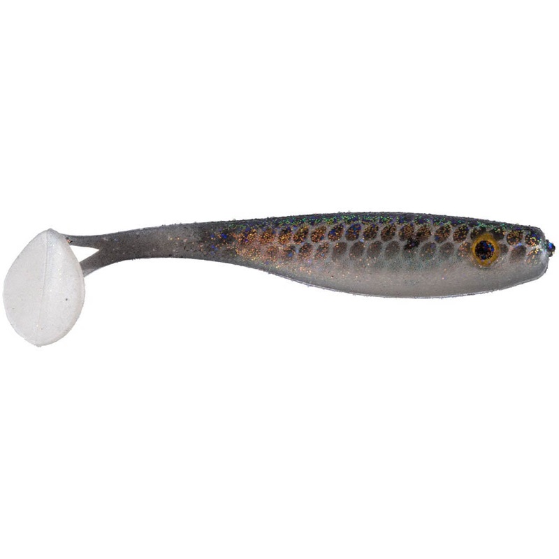 Big Bite Baits Suicide Shad 3 1/2 inch Paddle Tail Swimbait 5 pack Ayu