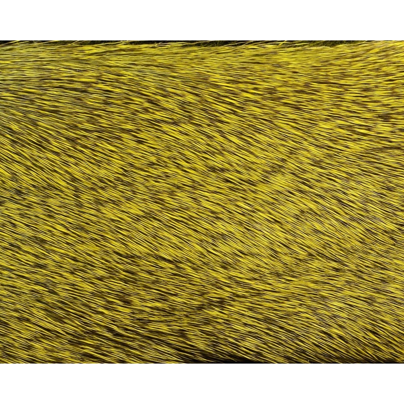 Hareline Premo Deer Hair Strip Black