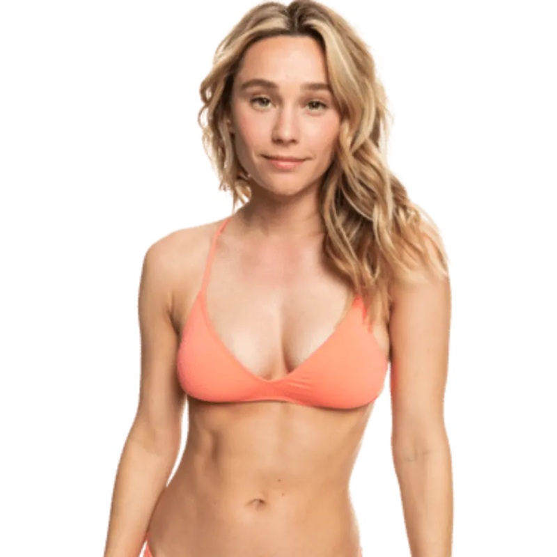 ROXY SOLID BEACH CLASSICS ATHLETIC TRI BIKINI TOP MOOD INDIGO XL