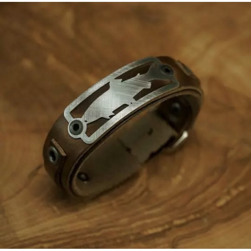 Sight Line Provisions Trout 2.0 Horween Brown Bracelet