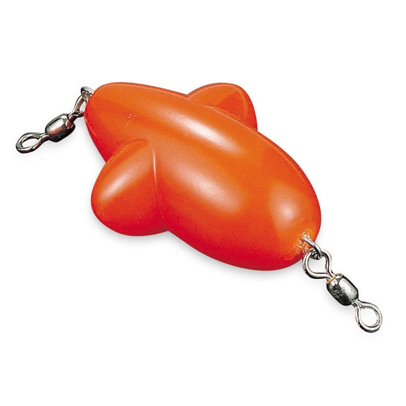 Yo-Zuri Trolling Rabbit w/ Swivel Trolling Float Hi-Vis Orange 4 1/3 inch