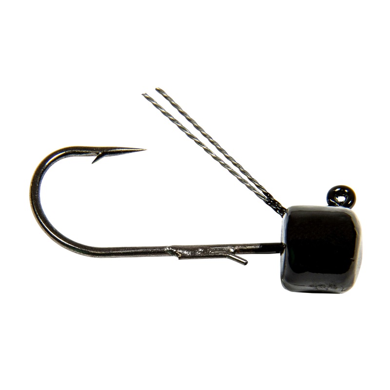 Z-Man Pro ShroomZ Weedless Jigheads 4 pack Black 1/10 oz