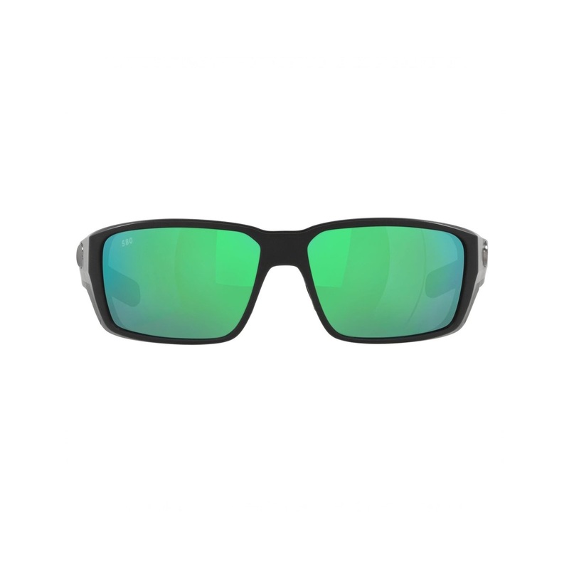 Costa Fantail Pro Sunglasses Matte Black Green Mirror Polarized Glass