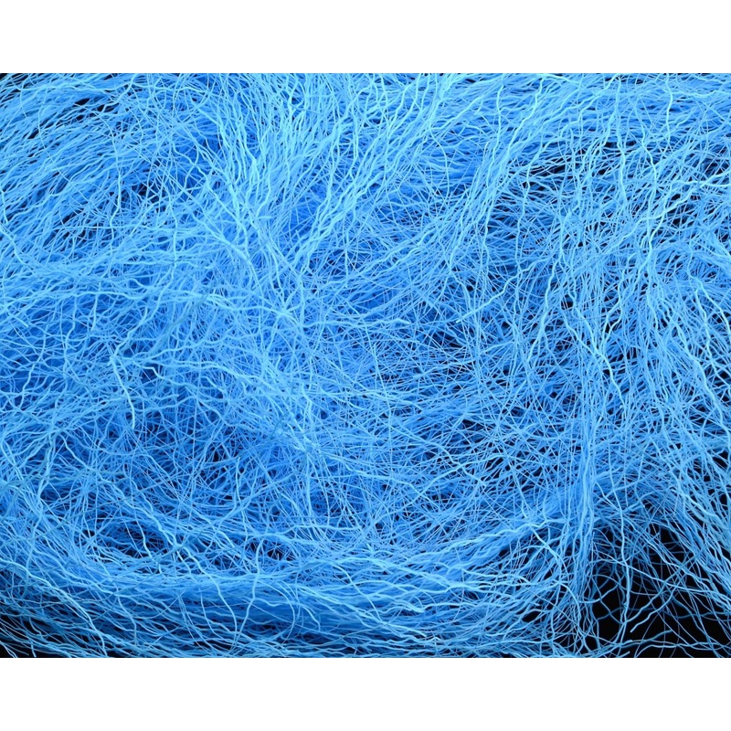 Hareline Electric Ripple Ice Fiber Fluorescent Blue