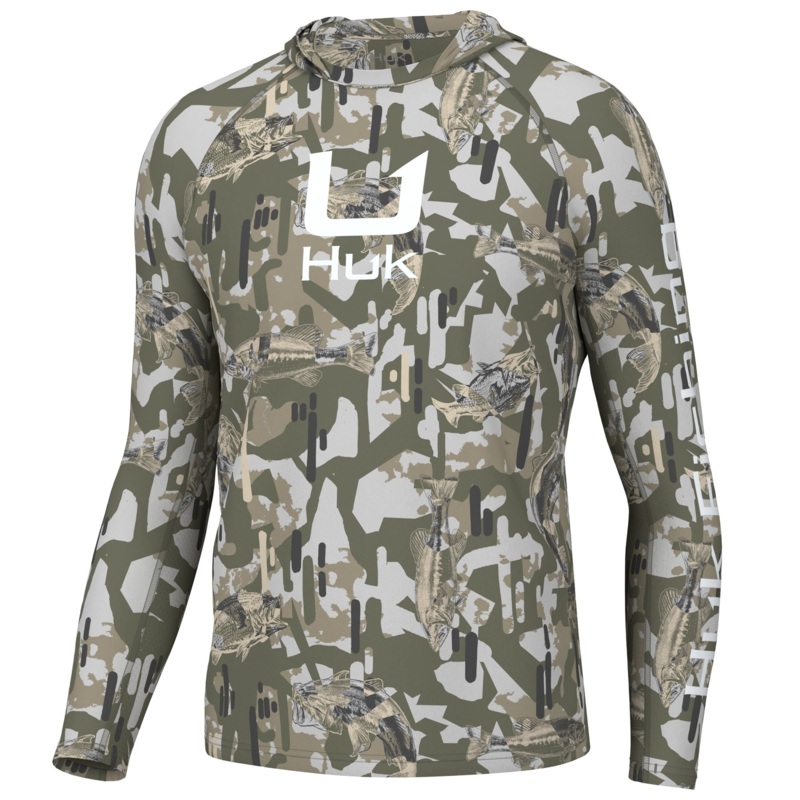 HUK KC ICON APEX VERT HOODIE Apex Vert Moss Medium