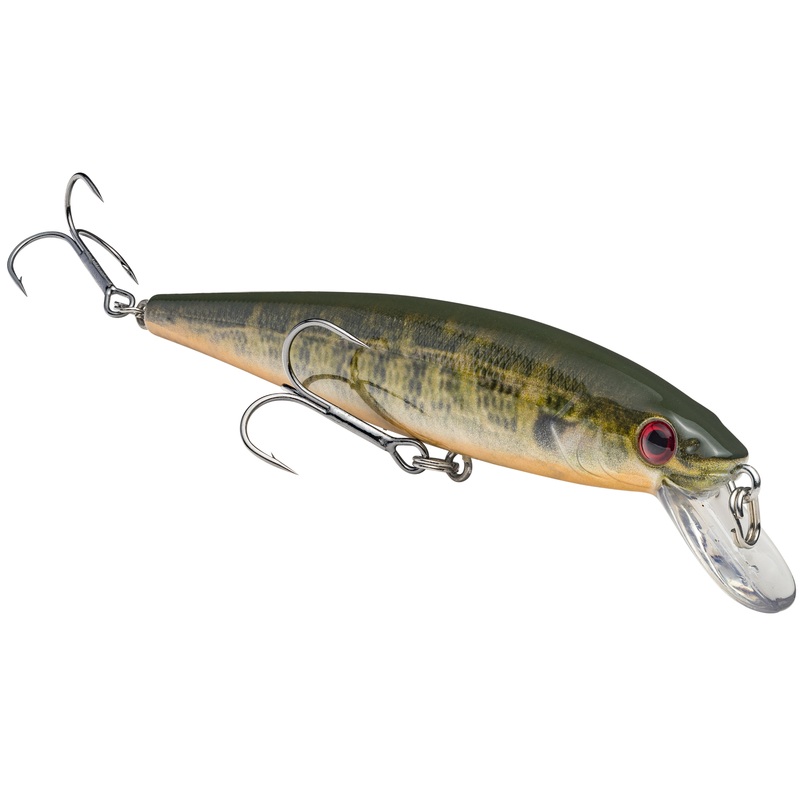 Strike King KVD 200 Series Suspending Medium Diving Jerkbait – 4.5 Inch Carolina Chrome