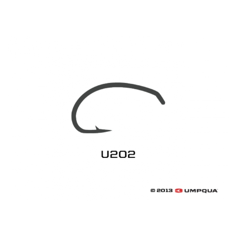 Umpqua U-Series U202 Nymph Curved Tying Hooks 50-pack – Fly Fishing 6