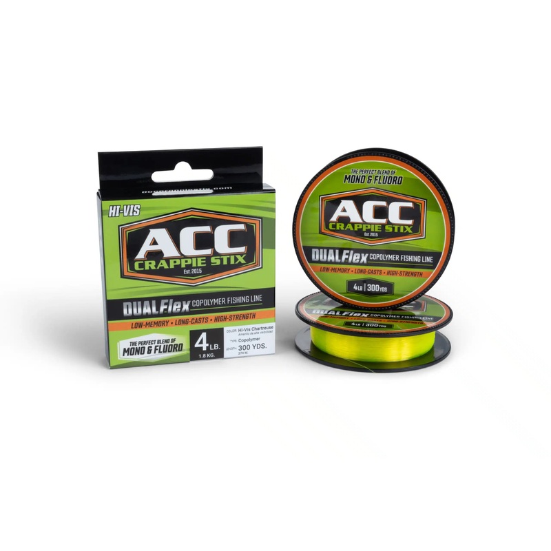 ACC Crappie DUALFlex Copolymer Fishing Line 4lb