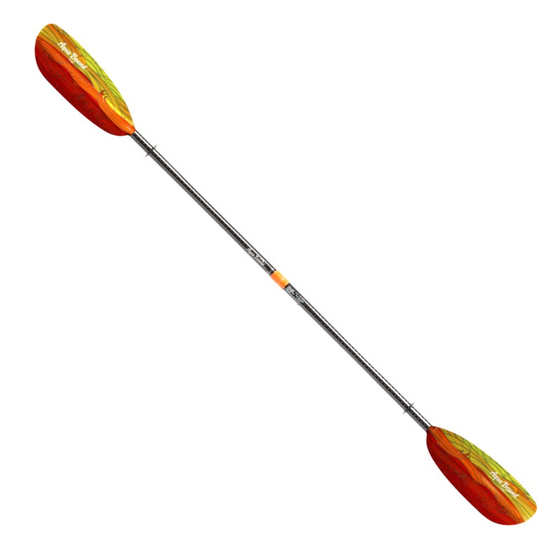 Aqua Bound Tango Fiberglass 2-Piece Straight Shaft Kayak Paddle Green Tide 230cm