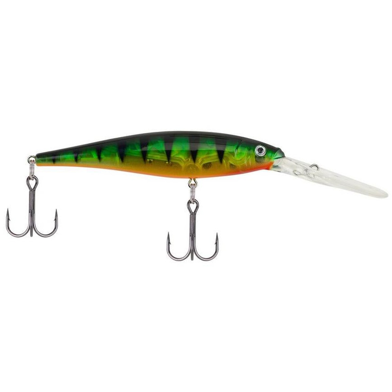 Berkley Flicker Minnow Jerkbait/Trolling Hard Minnow – 1/2 oz Black Brass 4 1/2 inch – 1/2 oz