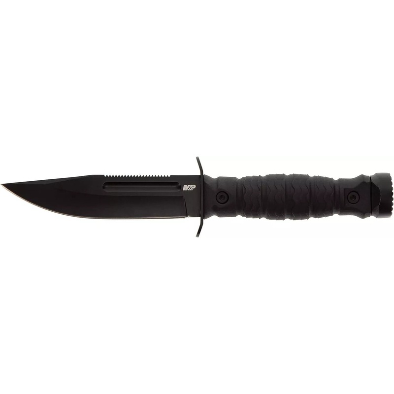 M & P Accessories Ultimate Survival Knife 5″ Fixed Blade – Clam