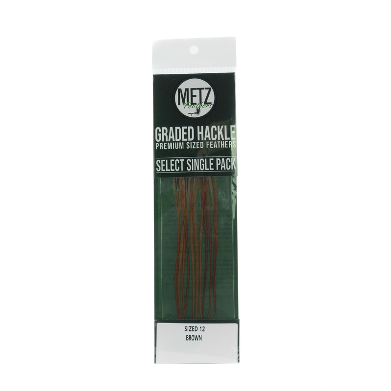 Metz Hackle Select Single Pack – Brown 12
