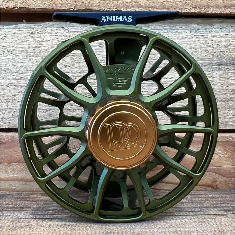 Ross Animas Fly Reel – 7/8 WT – Matte Olive – Made in USA 7/8WT