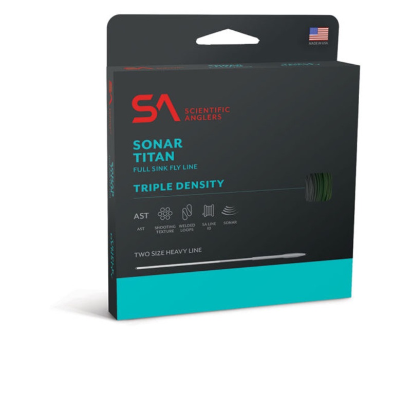 Scientific Anglers – Sonar Titan Triple Density Green/Olive/Charcoal WF10S