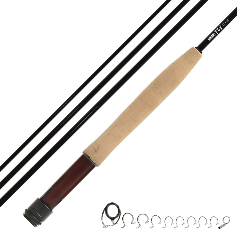 9’0″ 5wt Color Series Fly Rod Kits Gloss Black