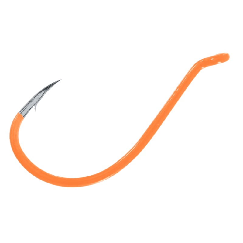 GAMAKATSU OCTOPUS HOOK 7PK – FLUORESCENT ORANGE SIZE 4