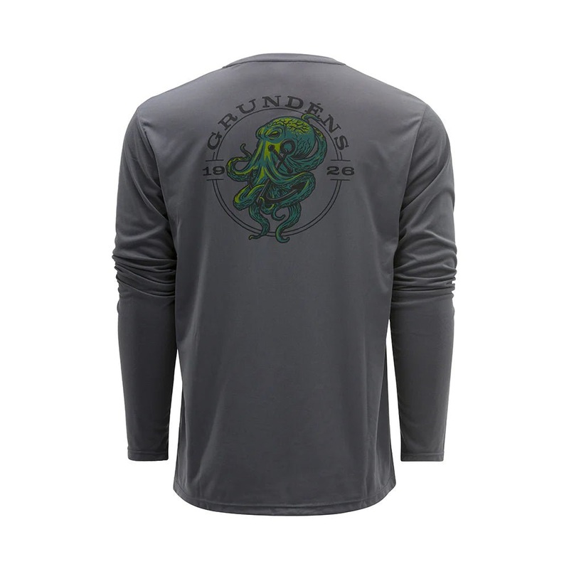 Grundens Kracken LS Tech Tee Medium