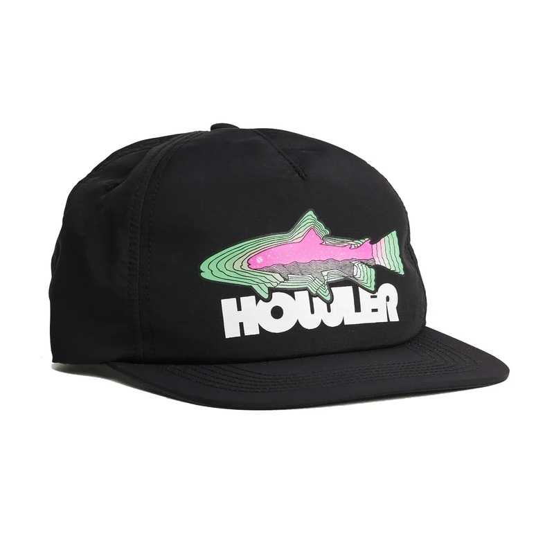 Howler Brothers Unstructured Strapback Hats Trucha : Black One Size