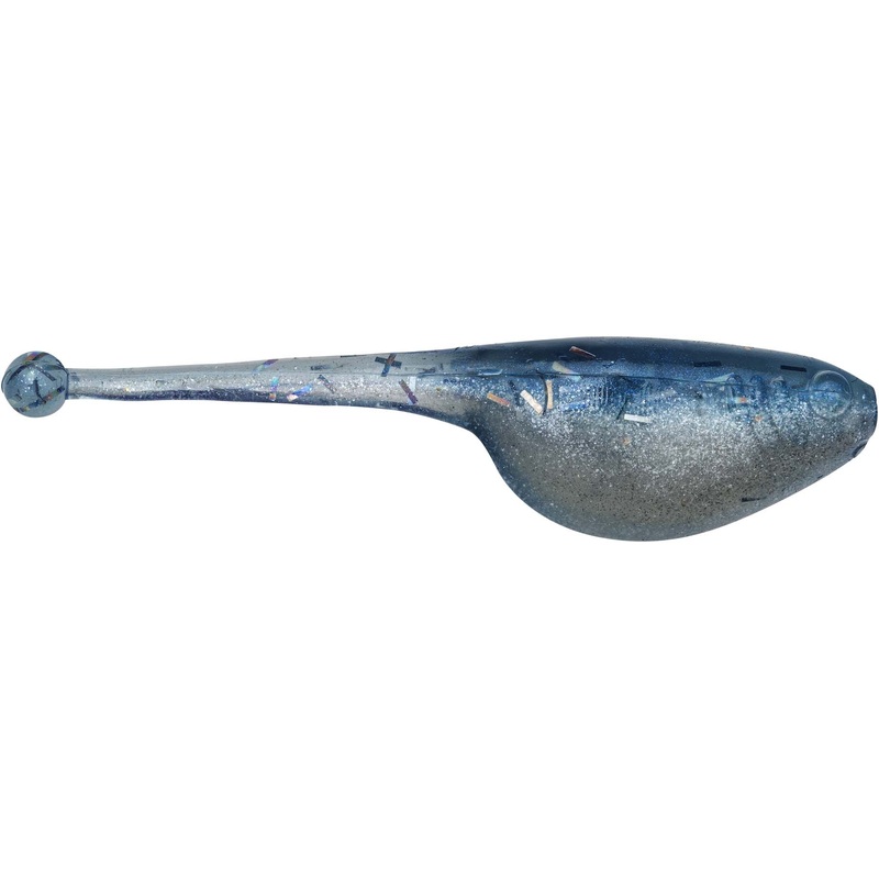 Mr. Crappie Shadpole Ball Tail Soft Plastic – 15 pack Blue Ice